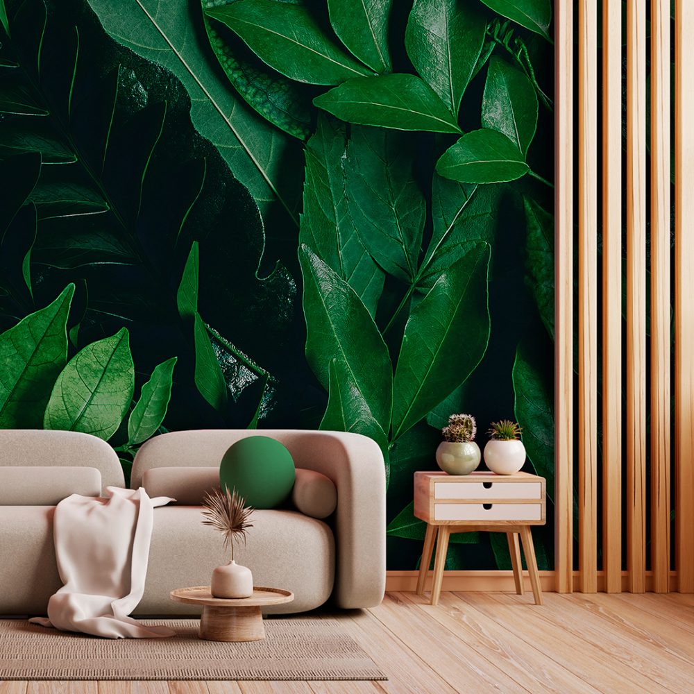 mural / folhas / 56