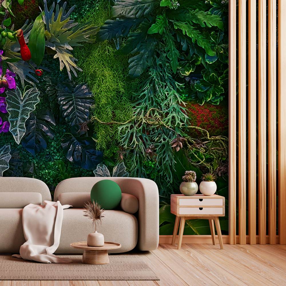 mural / folhas / 65