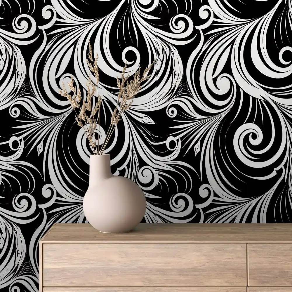 mural / 12 / GEOMETRIC BLACK