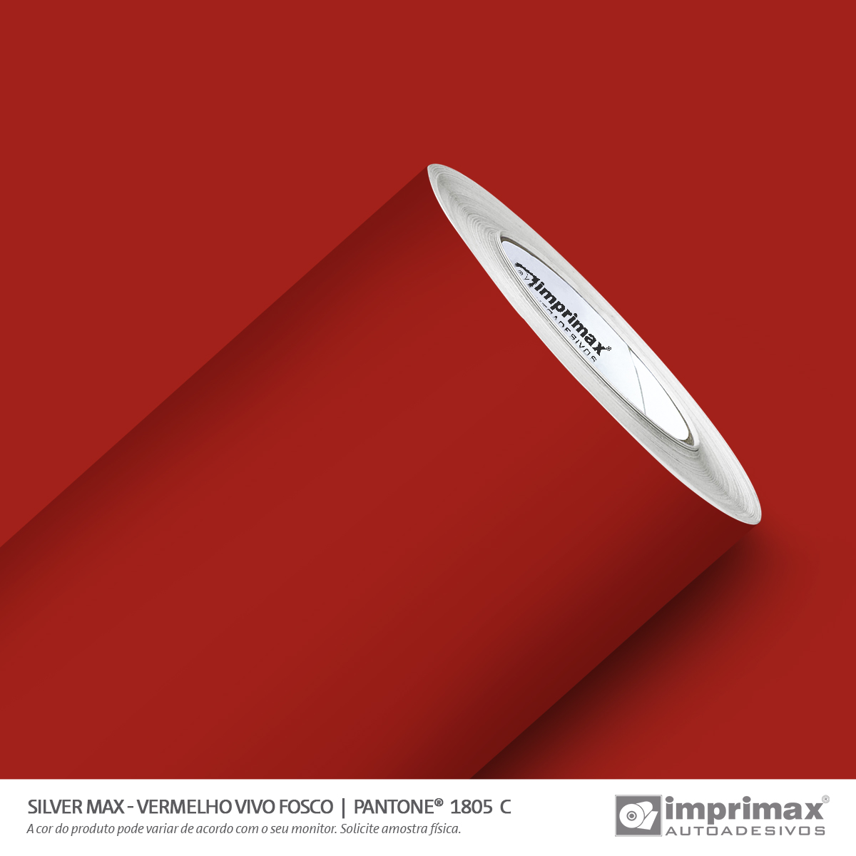 Vermelho vivo fosco 61cm